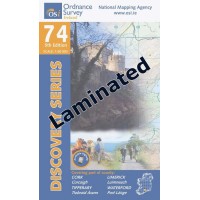 OSI Discovery Series | Laminated Sheet 74 | Part of Cork, Limerick, Tipperary & Waterford OSI Discovery Series | Laminated Sheet 74 | Part of Cork, Limerick, Tipperary & Waterford